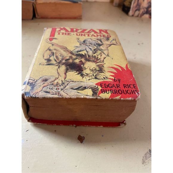 1941 BETTER BIG LITTLE BOOK TARZAN THE UNTAMED ERB BURROUGHS - Picture 3 of 6